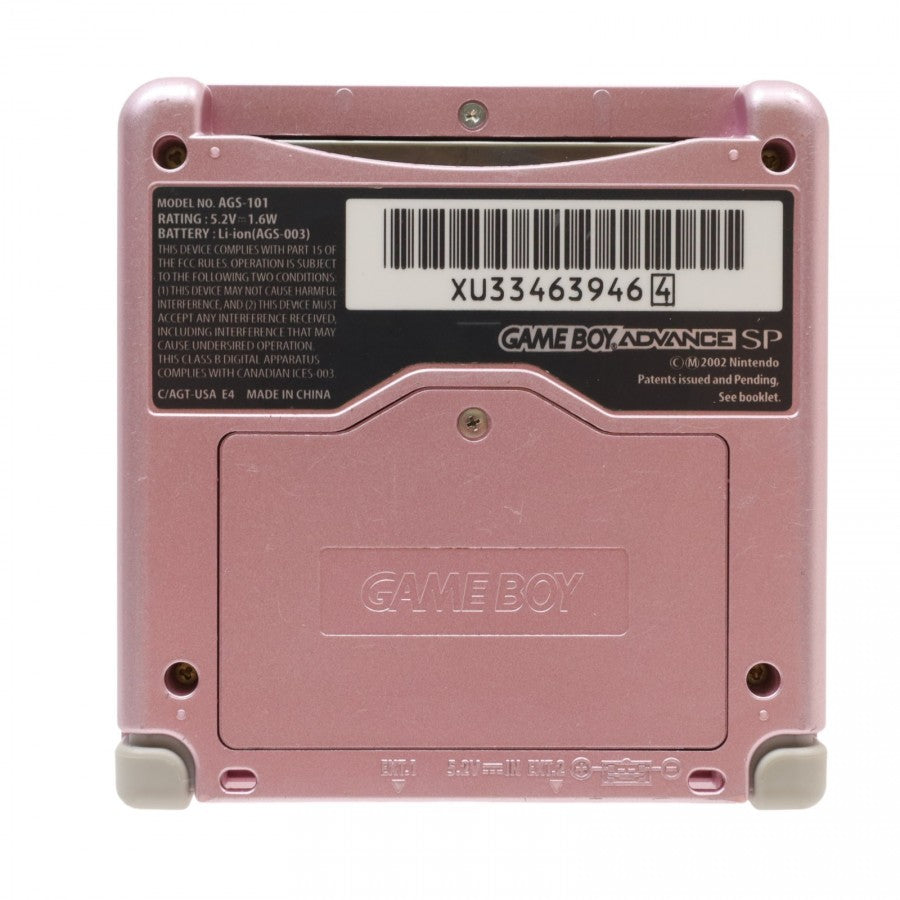 Game Boy Advance SP (GBA SP) [AGS-101] [Rose] – Rayé et éraflé