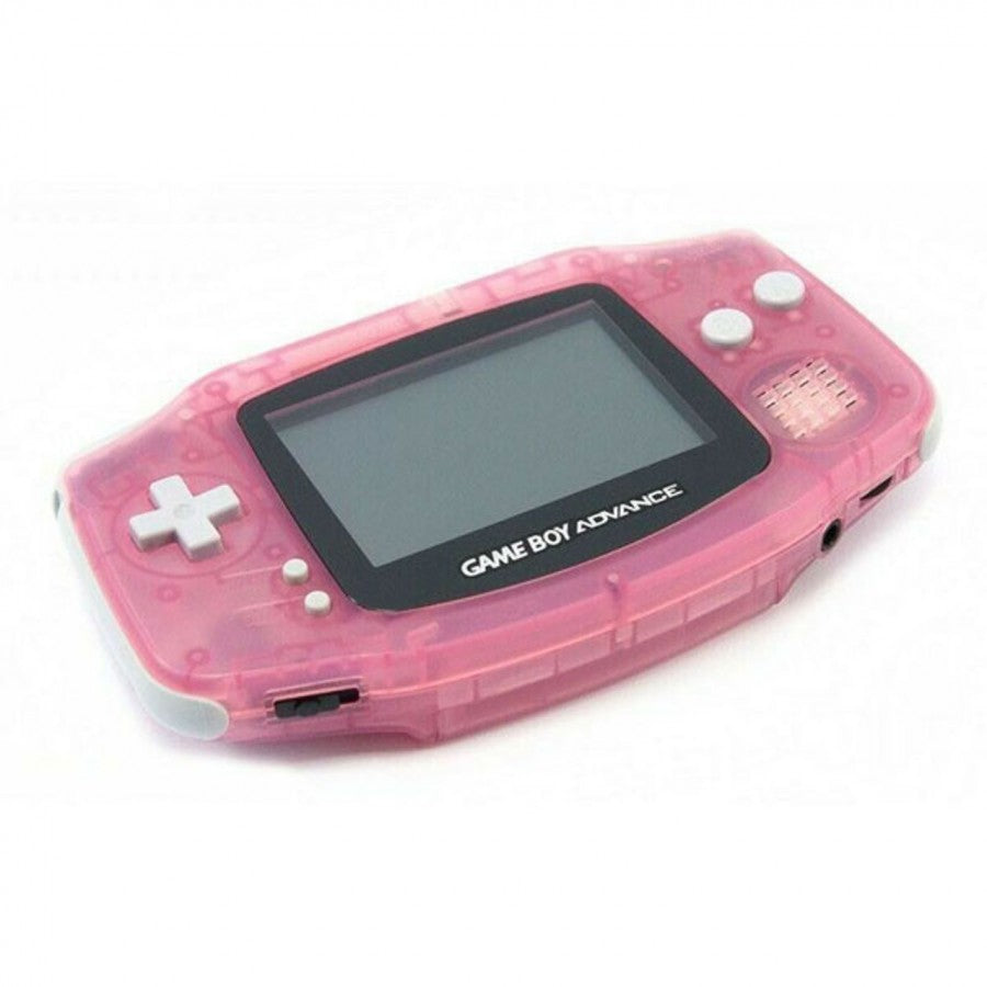 Game Boy Advance (GBA) [Rose Transparent / Fuchsia] – État avec rayures et éraflures
