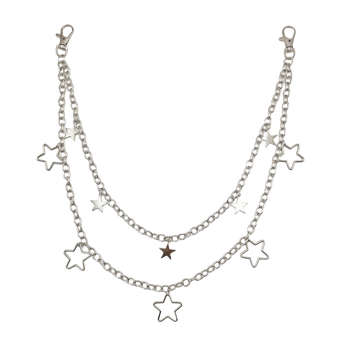 Stars Keychain Punk Trouser Wallet Chain Hip Hop Jeans Chains