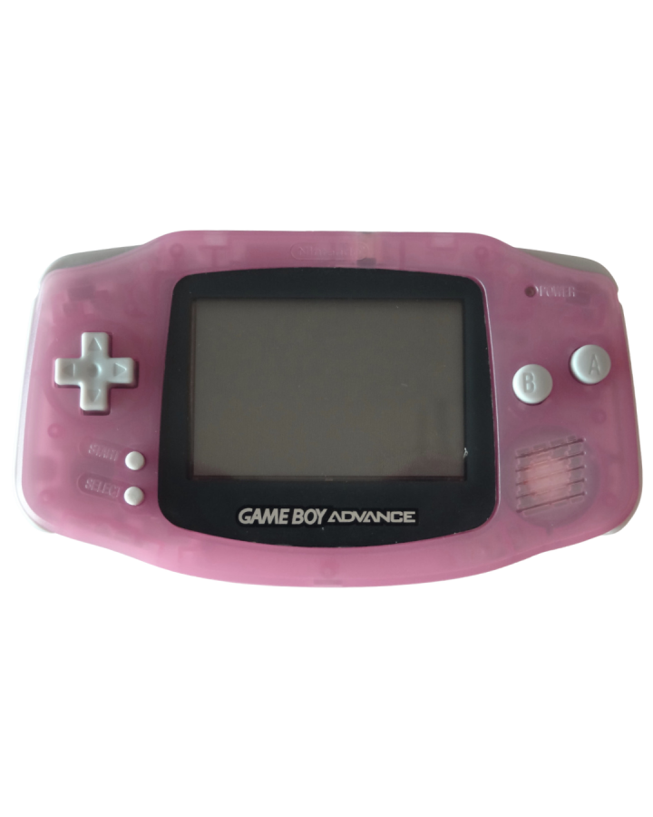 Game Boy Advance (GBA) [Rose Transparent / Fuchsia] – État avec rayures et éraflures