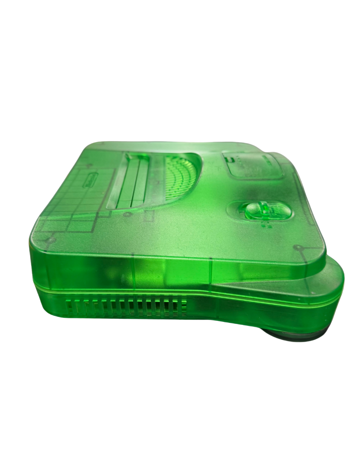 Console Nintendo 64 (N64) Vert Jungle – État avec rayures et éraflures